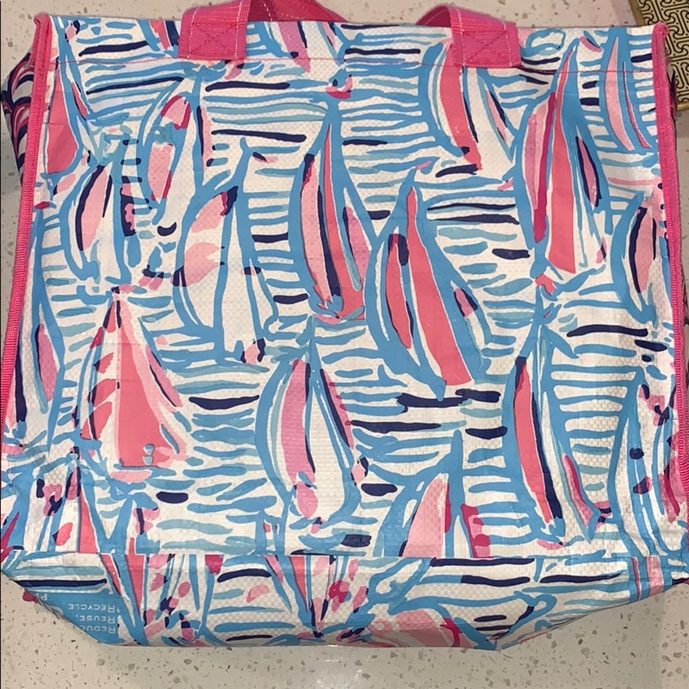 Lilly Pulitzer reusable tote bag
